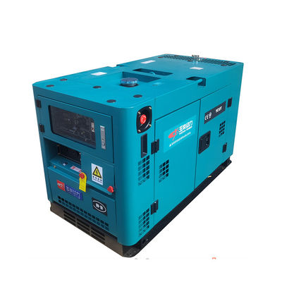 12.5kva Silent Diesel Generator Set Frequência 50/60HZ Tamanho da unidade 1250*650*760mm