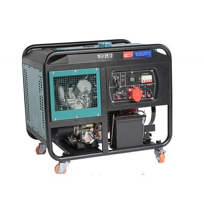 Estacionamento de gerador a diesel de 12,5 kW com alternador de cobre completo e frequência