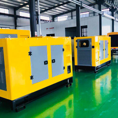 Gerador diesel silencioso de 400 V 50 kVA com velocidade personalizável e alternador de cobre