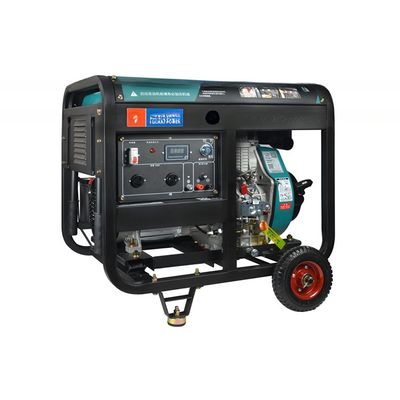 Gerador Diesel Industrial de 17,6 kW de fácil movimentação com quatro rodas competitivas