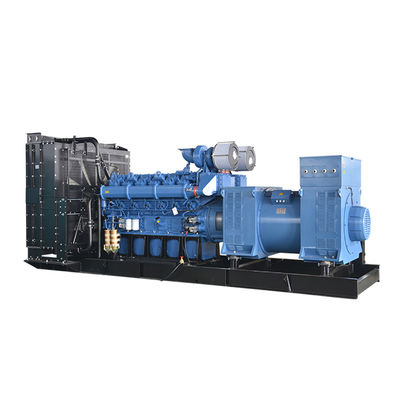 Gerador silencioso de 2 MW com arranque automático 400v 110v Frame aberto 1500rpm Motor diesel de 35kw